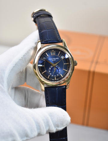 ANNUAL CALENDER AUTO 38MM ROSE BLUE