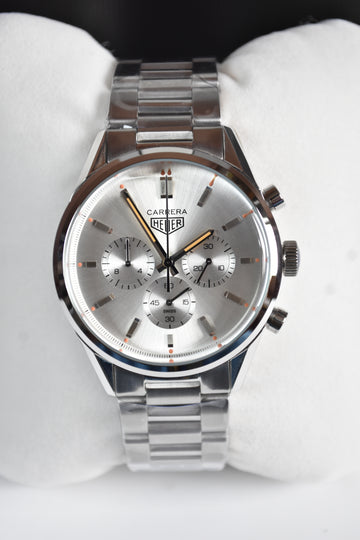 CARRERA 100METERS CHRONOGRAPH WHITE DAIL
