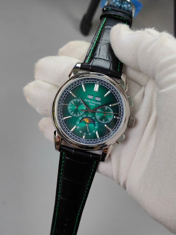CENTURY AUTO STRAP SILVER GREEN DAIL