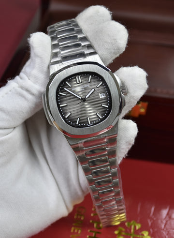 PP NAUTILUS AUTO CHAIN SILVER GREY (ZP)