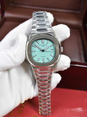 PP NAUTILUS AUTO CHAIN SILVER TIFFANY (ZP)
