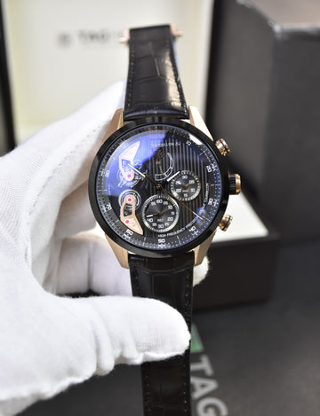 MIKROTOURBILLION CHRONOGRAPH QUARTZ BLACK DAIL