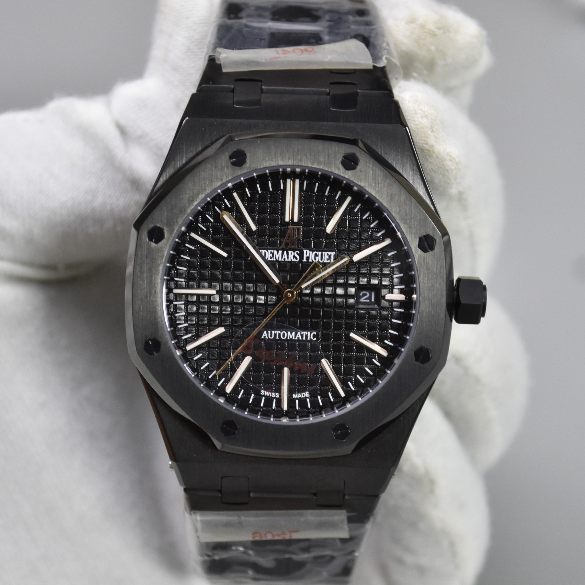 ROYAL OAK AUTO CHAIN ALL BLACK BOX DAIL