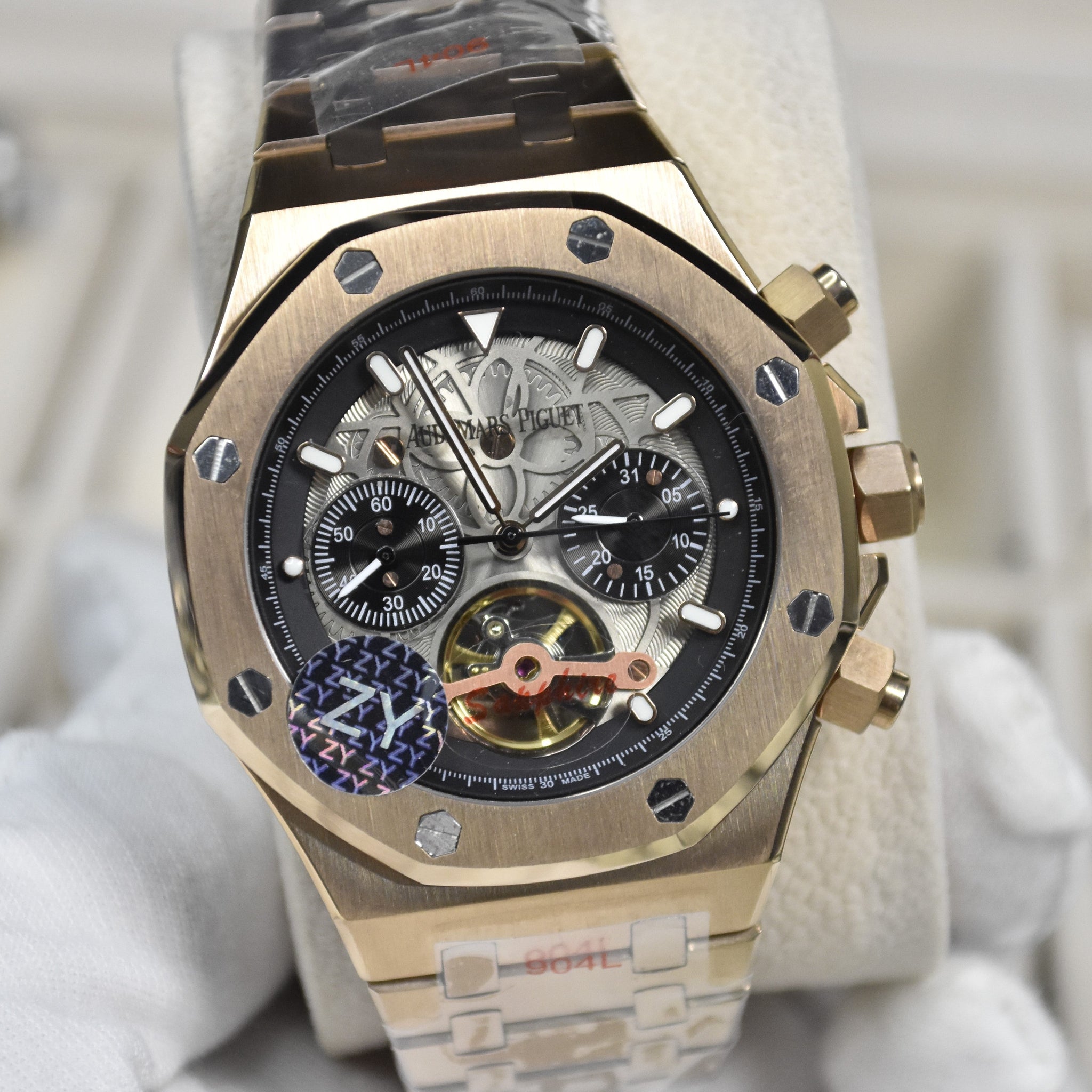 AP ROYAL OAK AUTO CHORNOGRAPH PENDULUM ROSE GREY