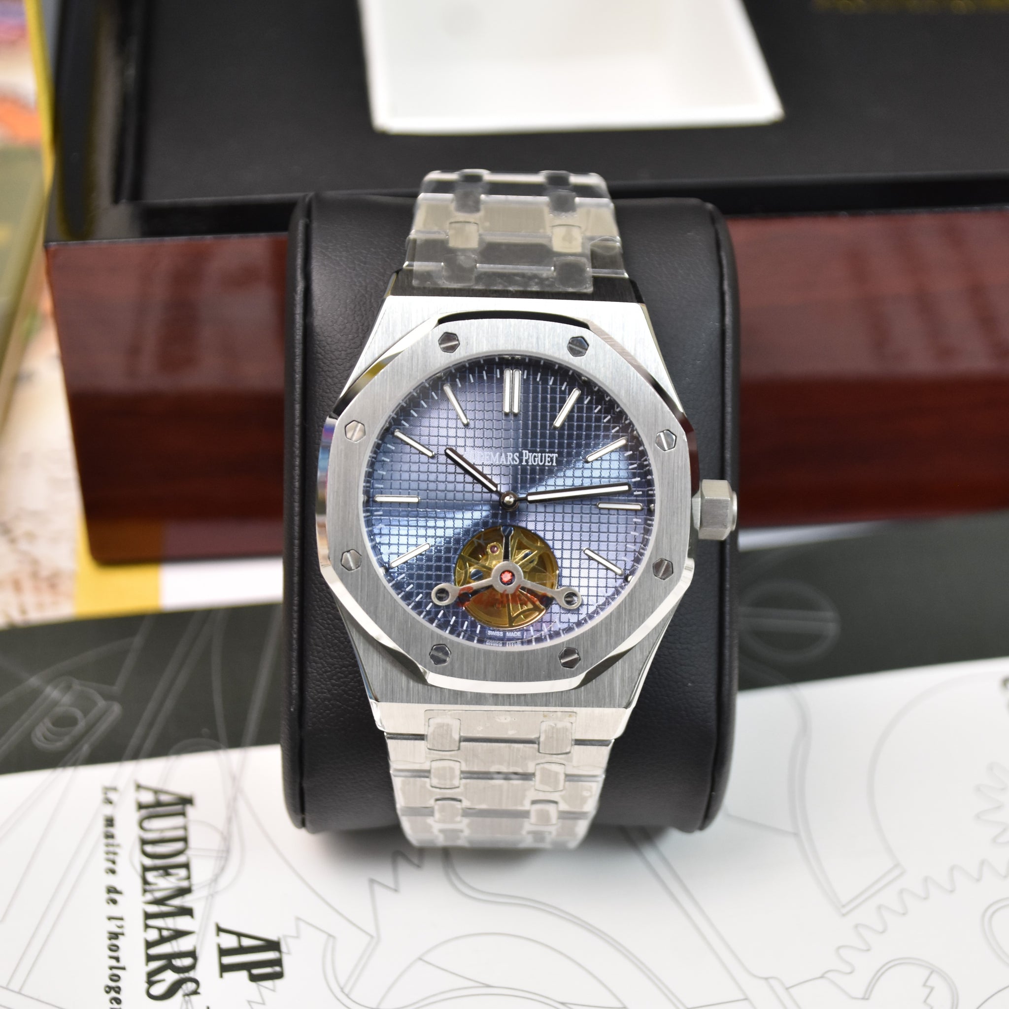 ROYAL OAK AUTO PENDULUM SILVER JEANS BLUE DIAL