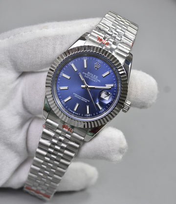 DATEJUST AUTO JUBLIE CHAIN SILVER BLUE DAIL