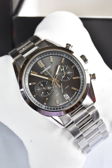 CARRERA 80 HOURS QUARTZ CHRONO SILVER GREY DAIL