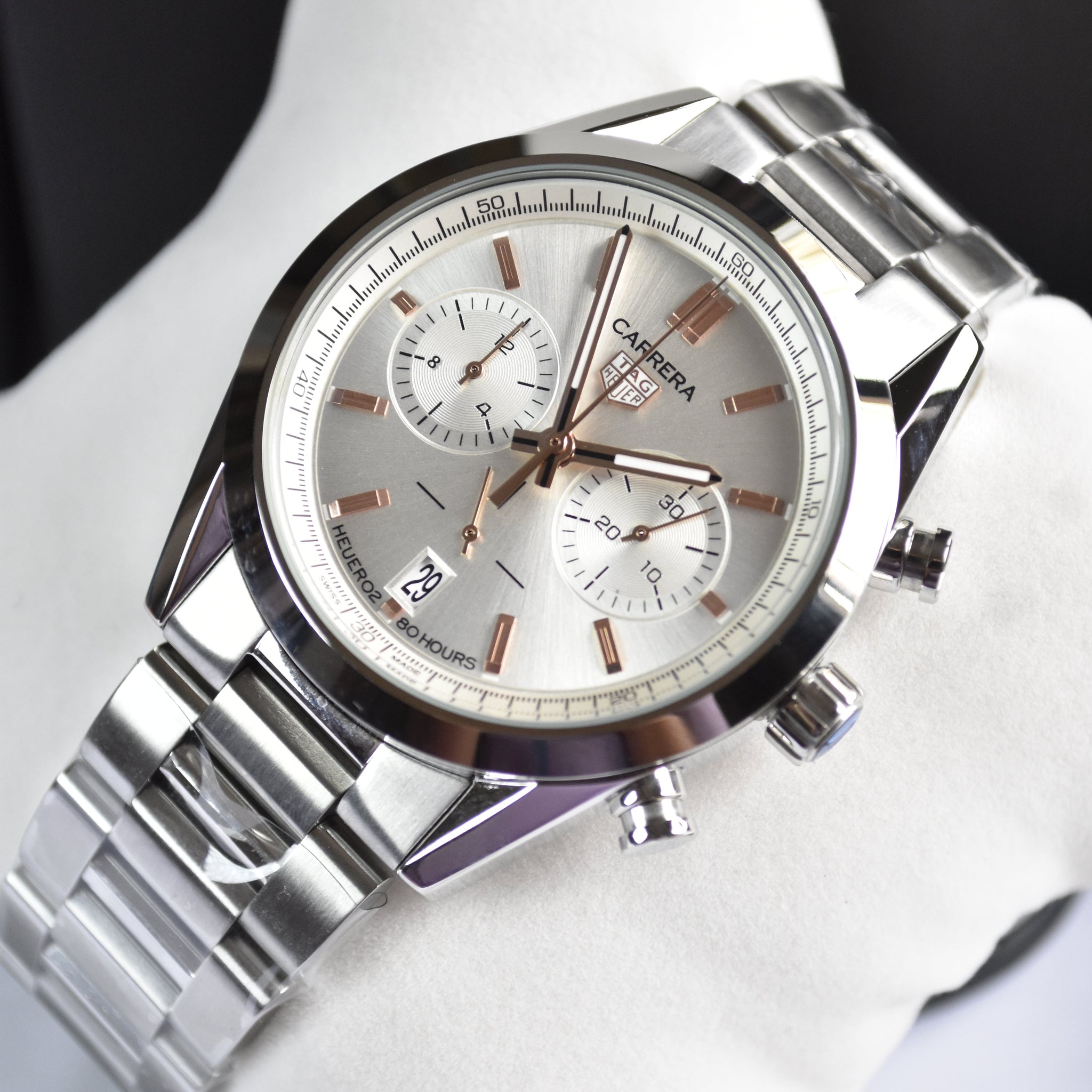 CARRERA 80 HOURS QUARTZ CHRONO WHITE DAIL