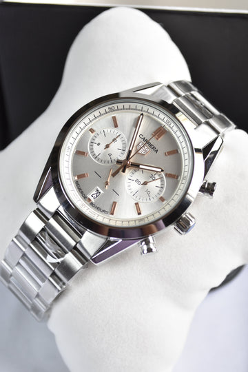 CARRERA 80 HOURS QUARTZ CHRONO WHITE DAIL