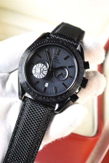 SPEEDMASTER CHRONOMETER STRAP ALL BLACK