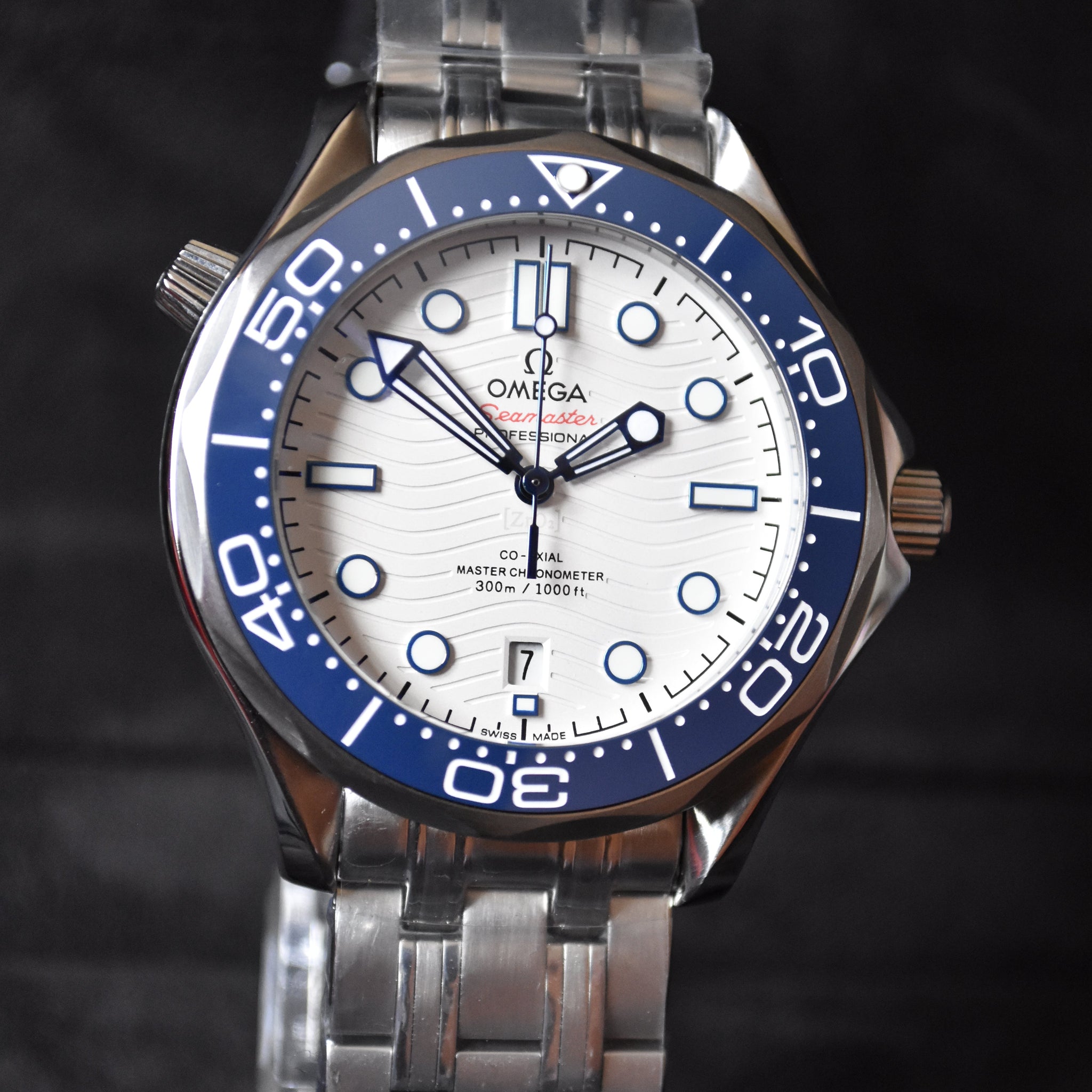 SEAMASTER AUTO SILVER WHITE DIAL