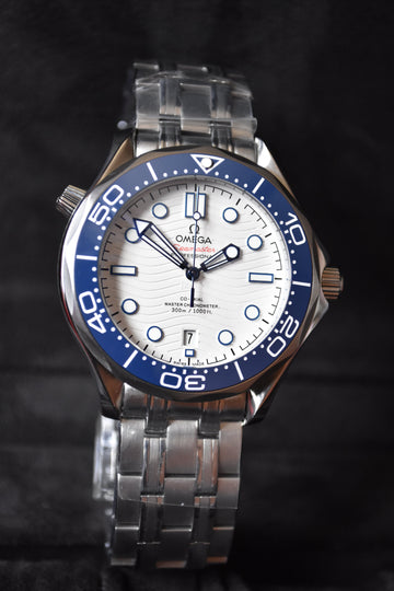 SEAMASTER AUTO SILVER WHITE DIAL