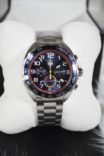 FORMULA 1 CHRONOGRAPH SILVER BLUE DAIL