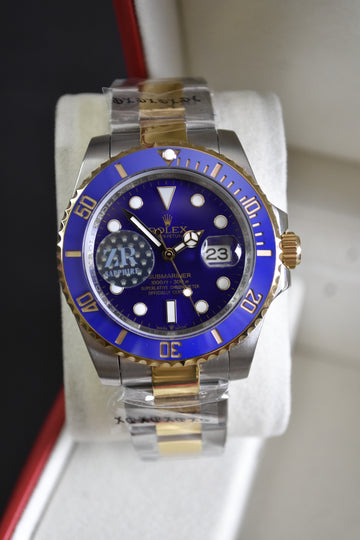 SUBMARINER AUTO CHAIN TWOTONE BLUE DAIL