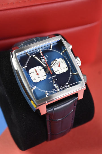 MONACO CHRONOGRAPH STRAP BLUE DAIL