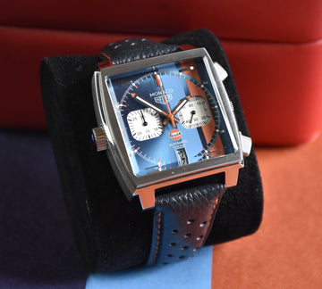 MONACO CHRONOGRAPH STRAP BLUE GULF DAIL