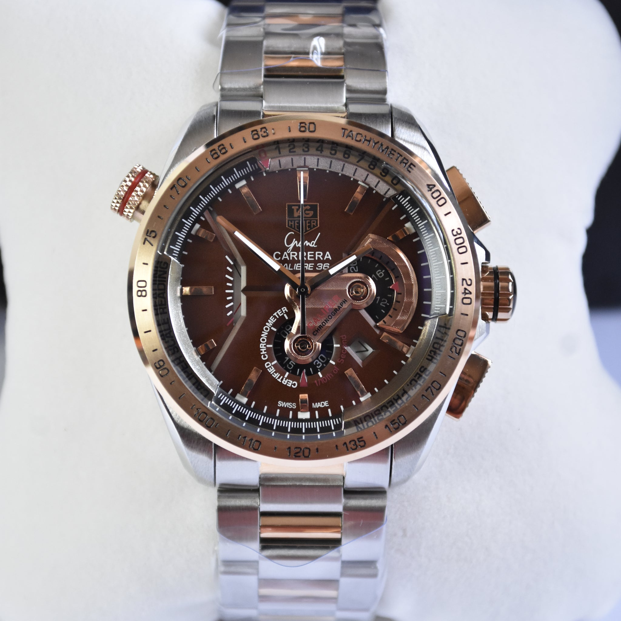 CALIBER 36 QUARTZ CHAIN BROWN DAIL