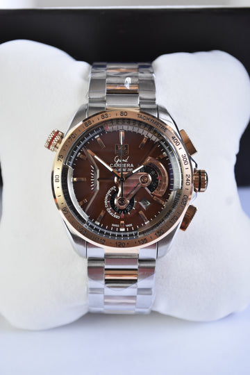 CALIBER 36 QUARTZ CHAIN BROWN DAIL