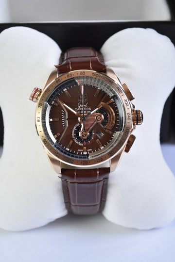 CALIBER 36 QUARTZ STRAP BROWN DAIL