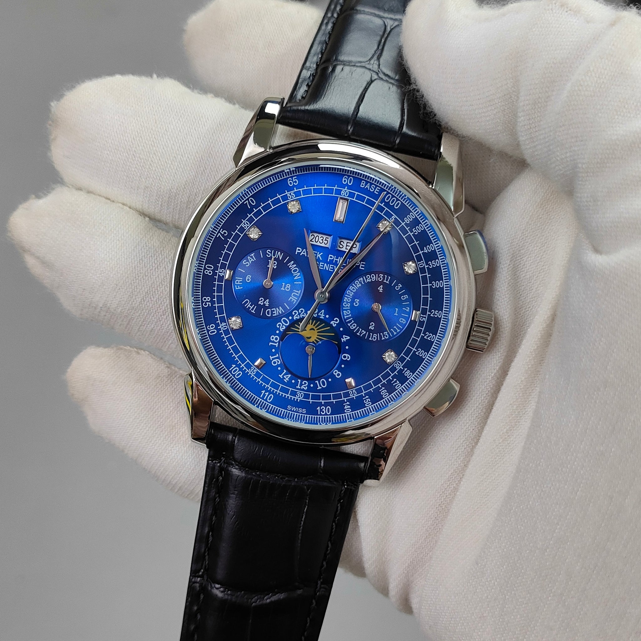 CENTURY AUTO STRAP SILVER BLUE DAIL