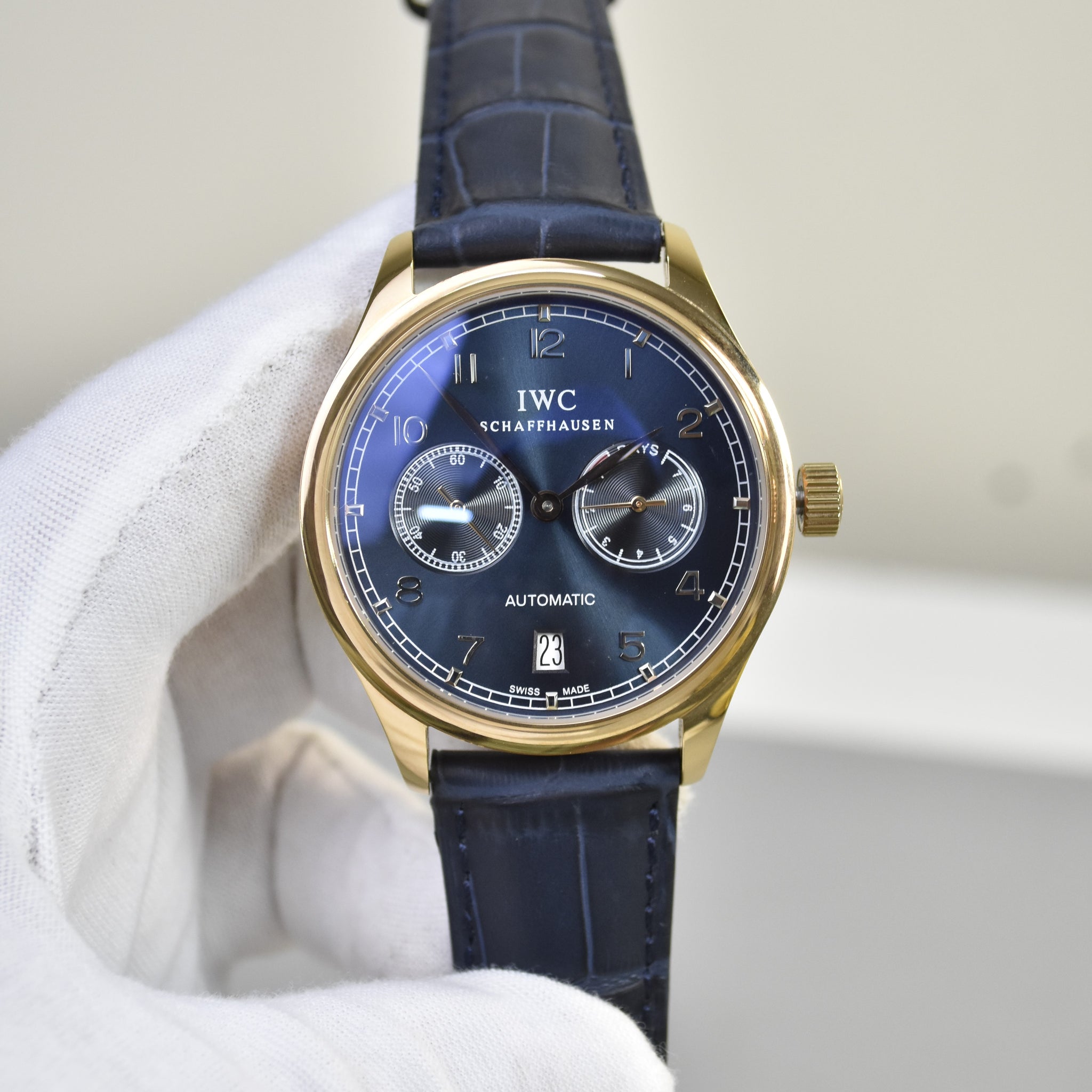 AUTOMATIC CHRONO POWER RESEVE ROSE BLUE