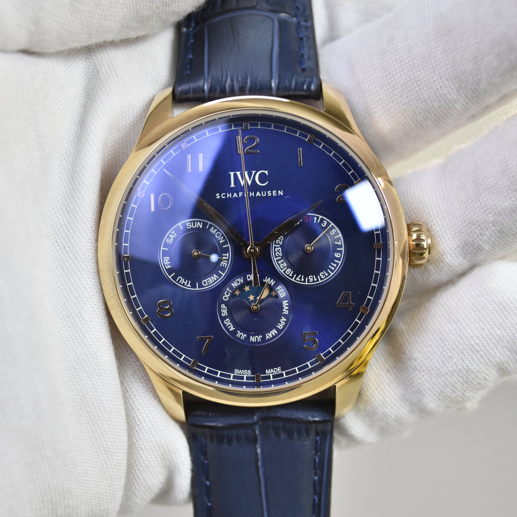 AUTOMATIC CHRONO POWER RESEVE ROSE BLUE