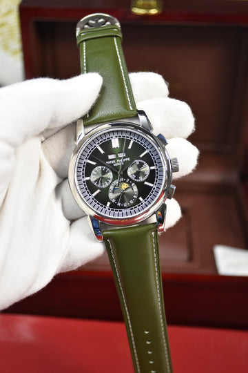 CENTURY AUTO STRAP SILVER OLIVE GREEN