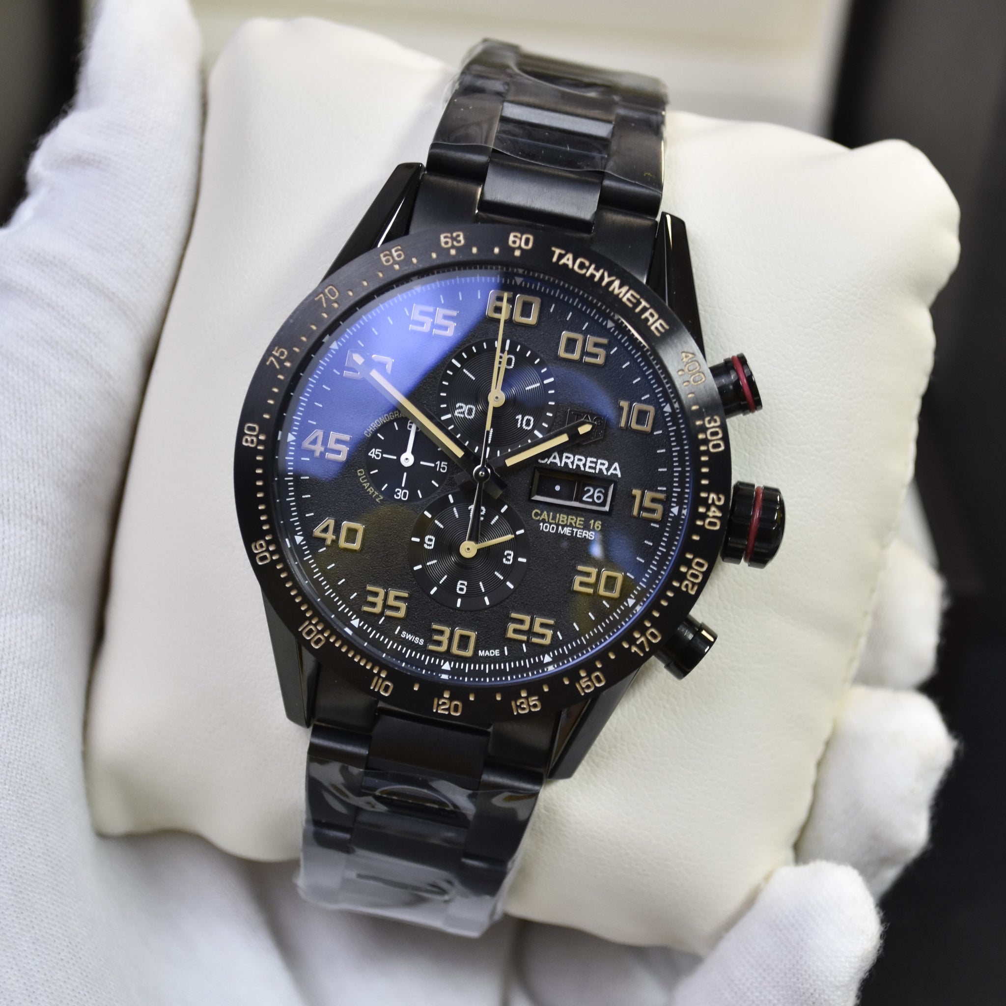 CARRERA CAL 16 CHRONOGRAPH ALL BLACK