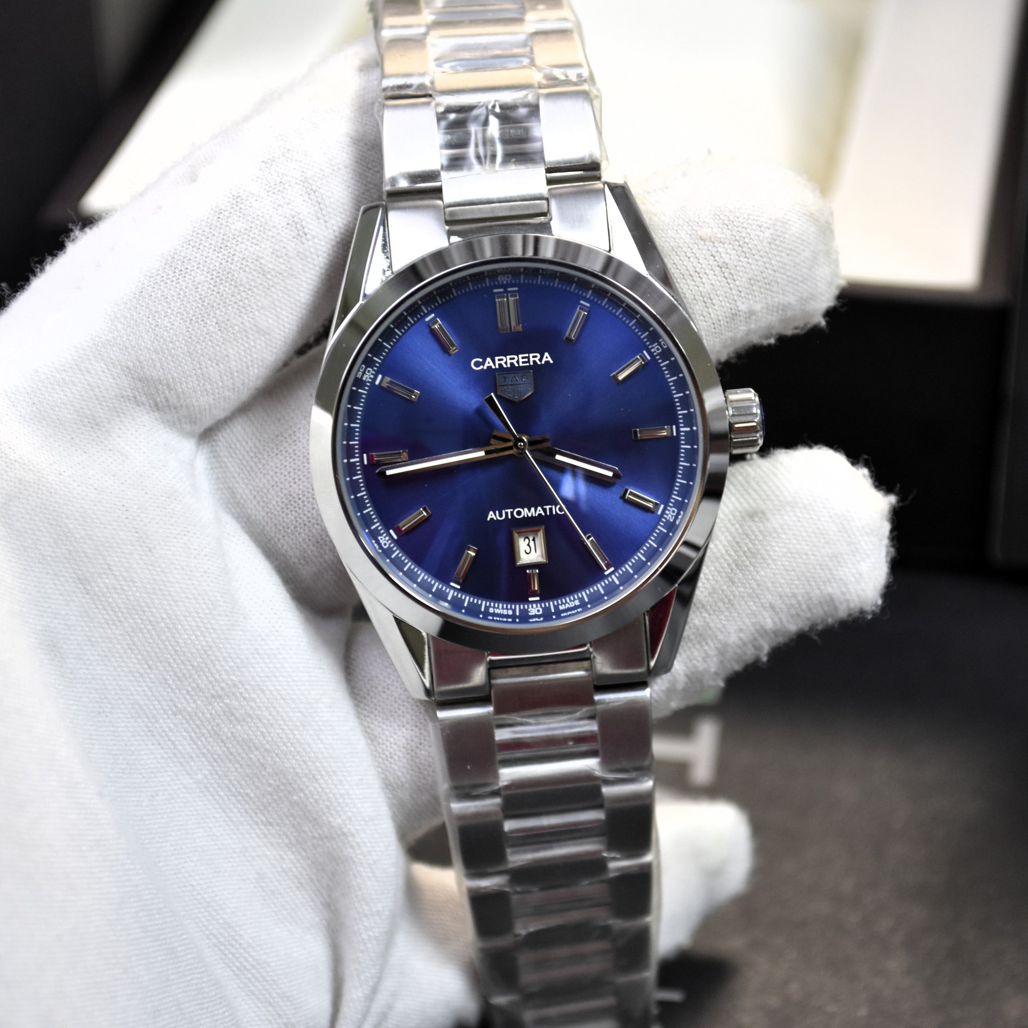 CALIBER 5 AUTO DATEJUST SILVER BLUE DAIL