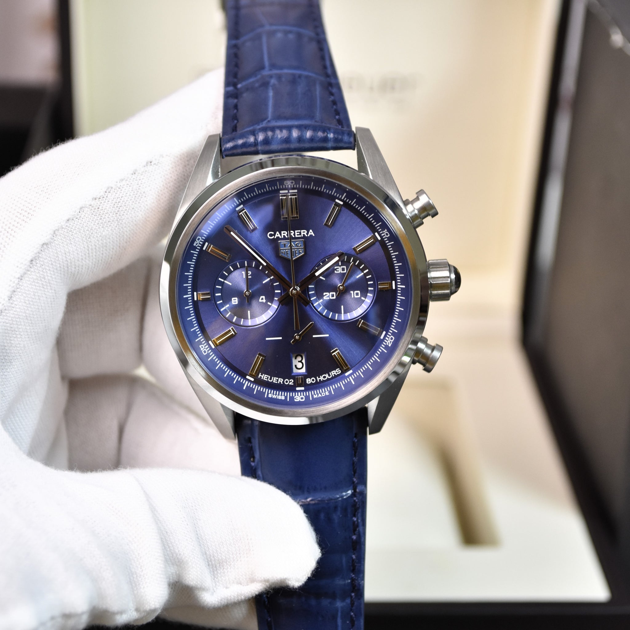 CARRERA 80 HOURS CHRONOGRAPH BLUE DAIL