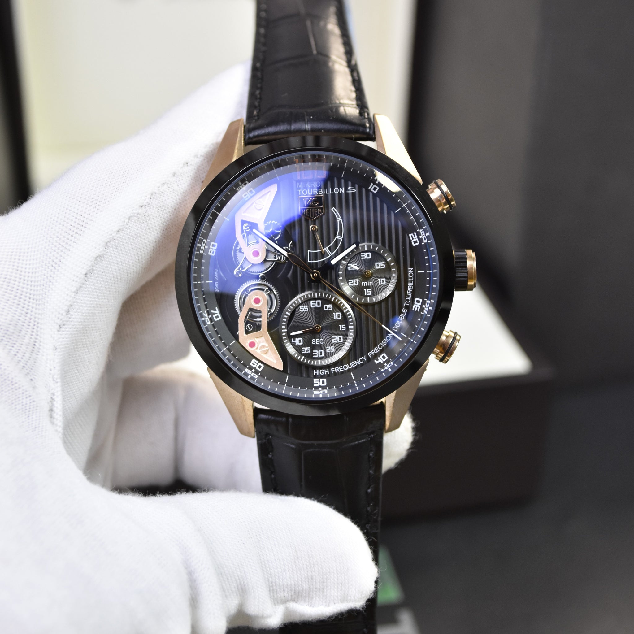 MIKROTOURBILLION CHRONOGRAPH QUARTZ BLACK DAIL