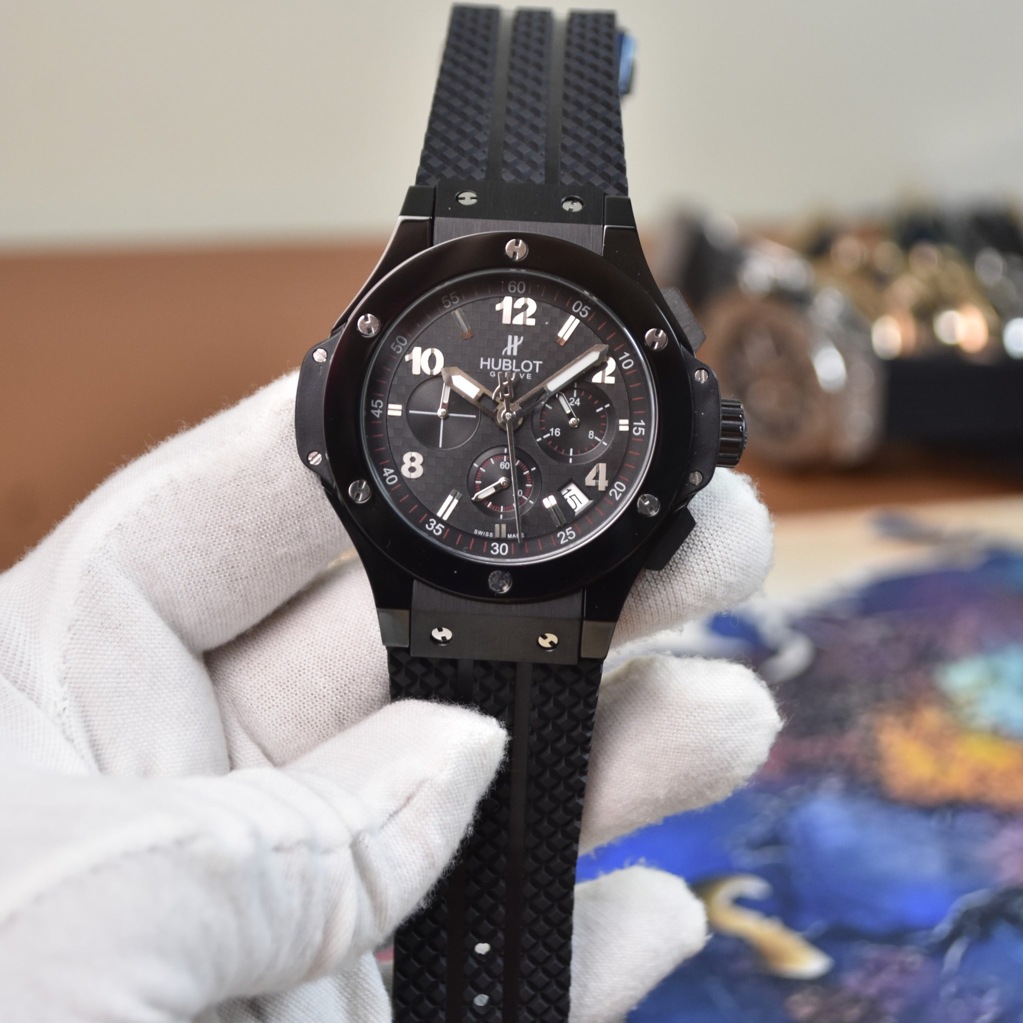 BIGBANG CHRONO TUIGA PVC ALL BLACK