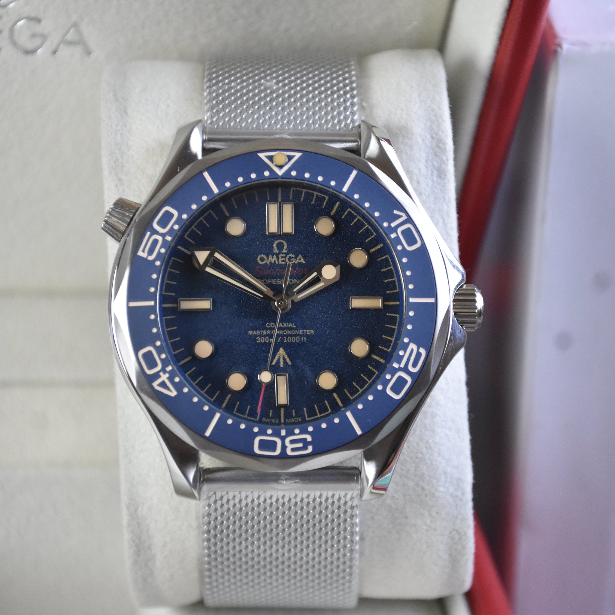 SEAMASTER AUTO CHEFFER BLUE 007